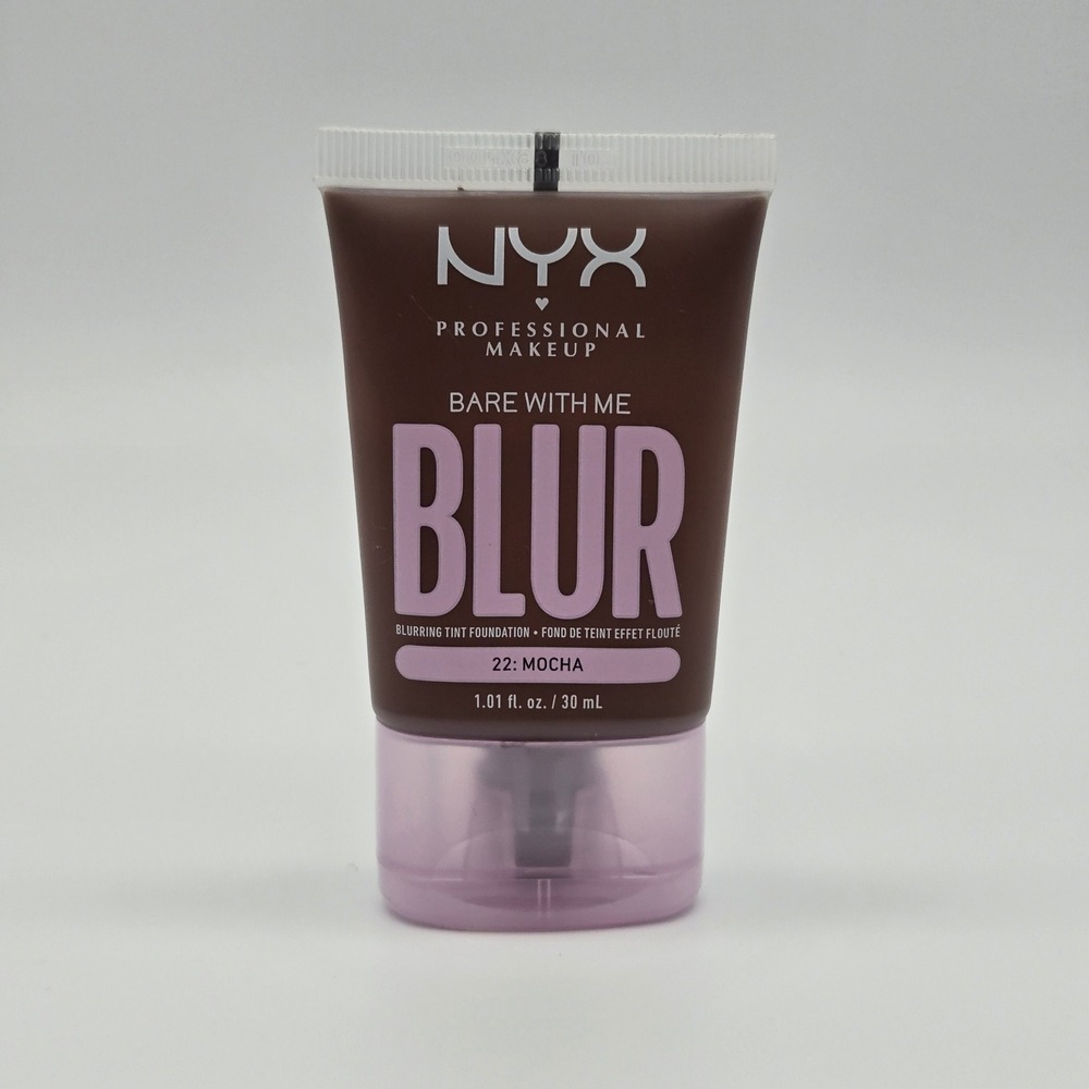 NYX Bare With Me Blur Tint Foundation Women 1.01oz 22 Mocha Matte BWMBT22 Makeup